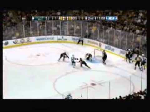Hockey:Bruins Vs sharks oct 22 2011