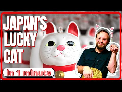 What are Maneki Neko! Japan's Lucky Cats with the waving paws! And what are they for?!?