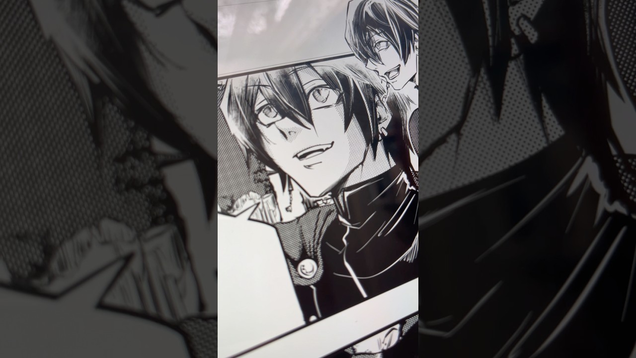 super quick manga drawing 10! ✨ inking manga pages #art #anime