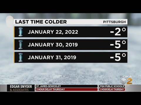KDKA-TV Nightly Forecast (1/26)