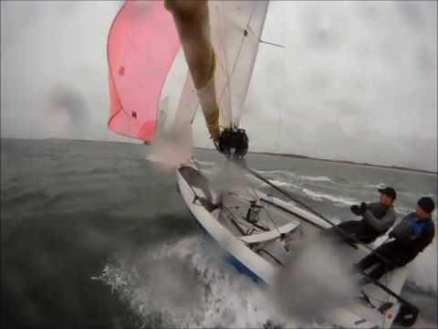 RS200 Windy Dinghy Sailing on GoPro