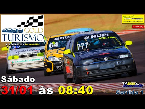 🔴 GOLD TURISMO | Corrida 1 | 1ª Etapa 2026 | Tarumã (RS) | AO VIVO