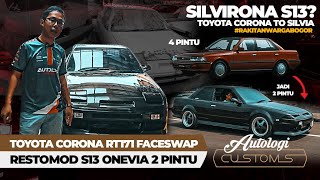 Download lagu RESTOMOD Toyota Corona ST171 Face Swap to Nissan S13 Onevia JDM Style Modification Economy Package mp3