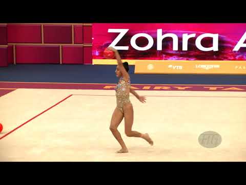 AGHAMIROVA Zohra (AZE) - 2019 Rhythmic Worlds, Baku (AZE) - Qualifications Ball