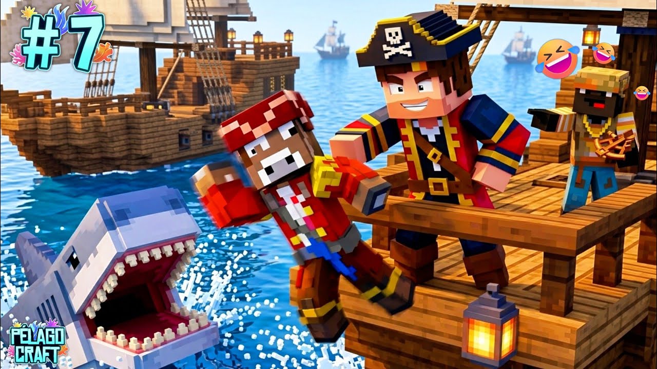 🦈 MineRAFT | Nadie confiaba pero ya van 7 capítulos de una misma serie, ¿RÉCORD? || Pelago #7 