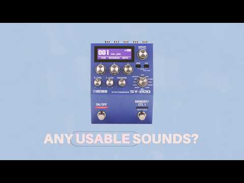 BOSS SY-200 // How to get great sounding synth tones