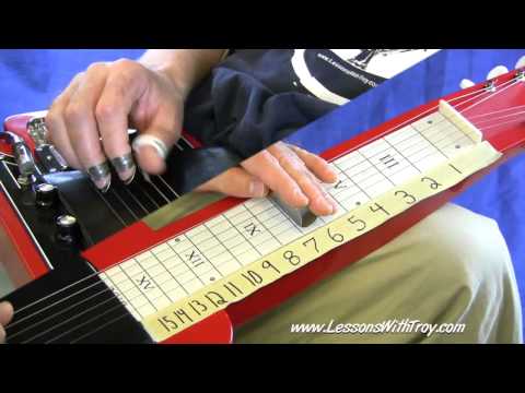 C6 Lap Steel Basics - Vol. #8 - PART B - Pedal Steel Sounds for Lap Steel