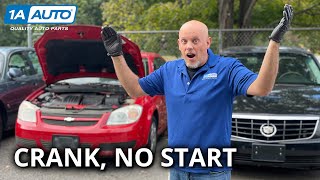 Car Cranks, but Won’t Start! What Should I Do Now?