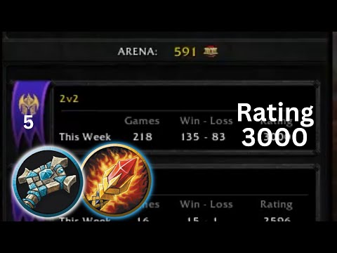 WE GOT 3000 RATING | Wotlk R1 SPM 2v2 - Special 400 video in the channel ❤️
