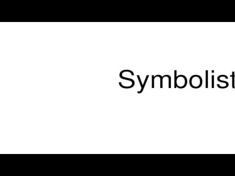 How to pronounce Symbolist