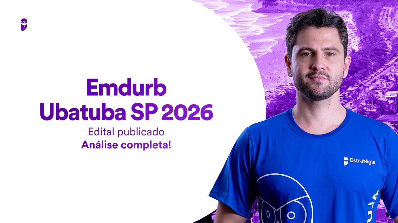Concurso Emdurb Ubatuba SP 2026 | Edital publicado | Análise completa!