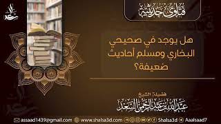 هل يوجد في صحيحي البخاري ومسلم أحاديث ضعيفة؟ image