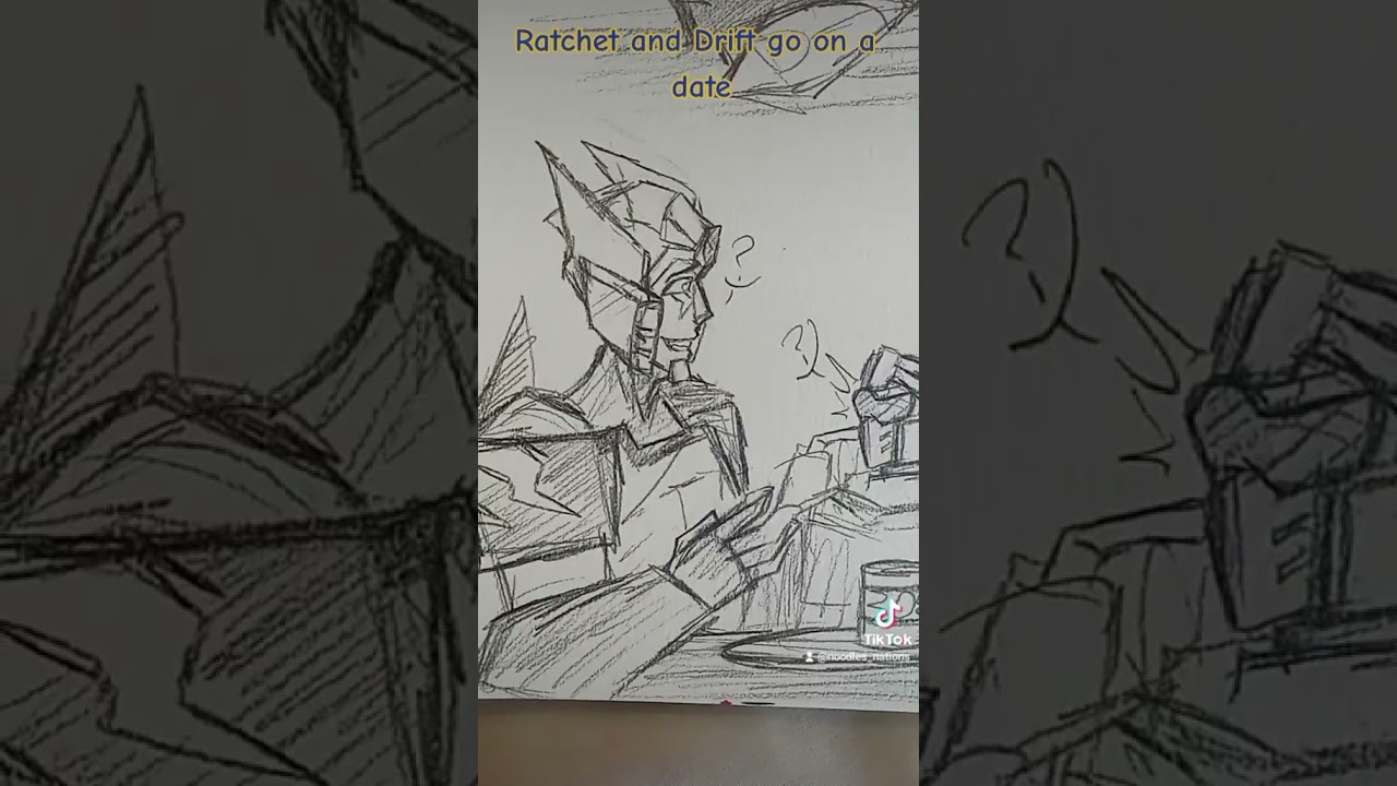 Ratchet and Drift date doodles