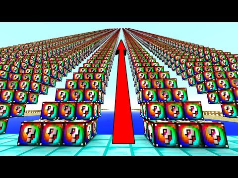 Minecraft: *EXTREME* SPIRAL LUCKY BLOCK STAIRCASE! - Lucky Block Mod - Modded Mini-Game