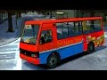 БАЗ Эталон Metromini Indonesia Public Transportation para GTA 4 vídeo 1