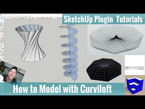 How to Model with Curviloft-  ALL TOOLS EXPLAINED - SketchUp Plugin Tutorials