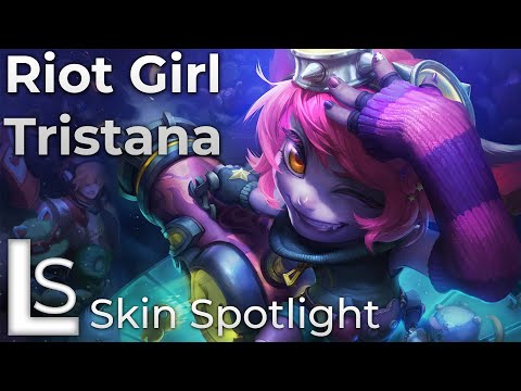Riot Girl Tristana - Skin Spotlight - Riot Collection - League of Legends - Patch 10.3
