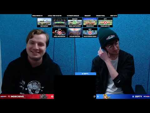 U.MINOR 15 - indecisive (Incineroar) Vs. Zefty (Zelda, Mario) - GRAND FINALS - SSBU