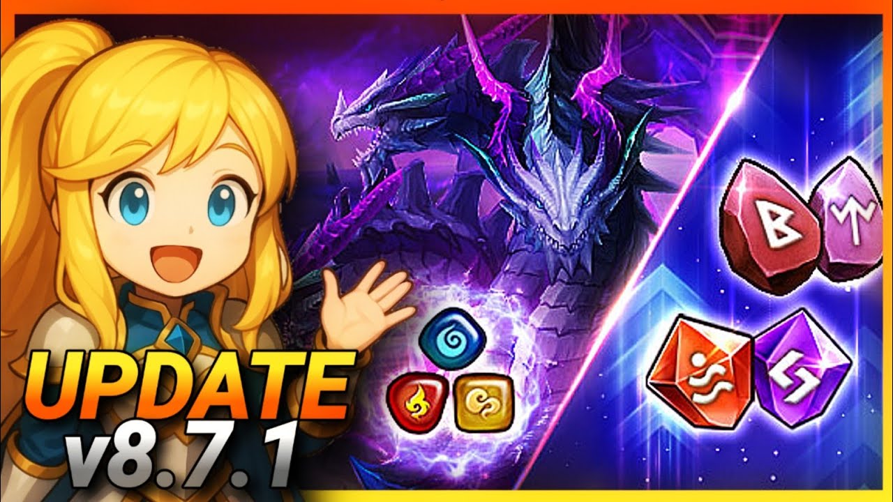 NOVA RAID, MELHORIAS no USO DE GRINDS/GEMAS E+ | Update v8.7.1 - Summoners War