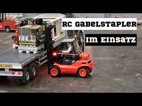 Super RC Gabelstapler  - RC Gabelstabler, RC Baumaschinen, RC Trucks bei der Arbeit!