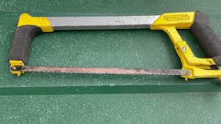 Demonstration of 12" Hack Saw Quick Blade Change Feature
