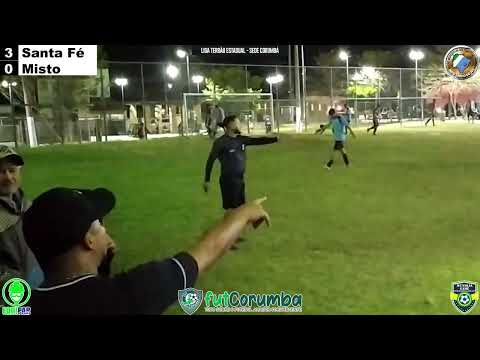 Liga Terrão Estadual UEFAMS | Sede Corumbá | Santa Fé 3 x 1 Misto - 20/08/2022 [GOLS]