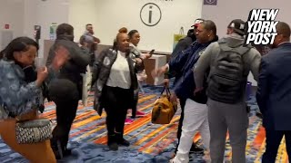 Busta Rhymes throws drink at butt-grabbing fan who says ‘I didn’t mean to’ | Page Six Celebrity News