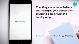 The Barclays app | How to check your balance and transactions