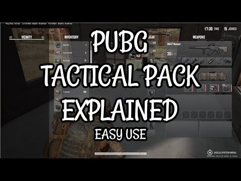 PUBG How to Use Tactical Pack