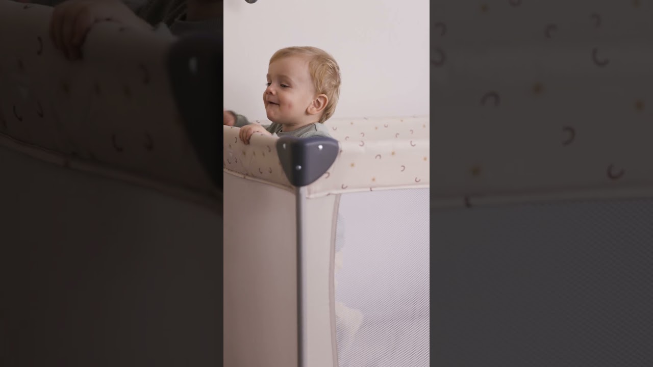 Hauck Reisebett Dream N Play Go Pooh Rainbow Beige