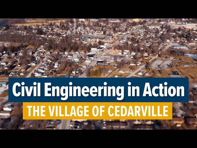 Thumbnail for video titled: Civil Engineering in Action! | The Village of Cedarville