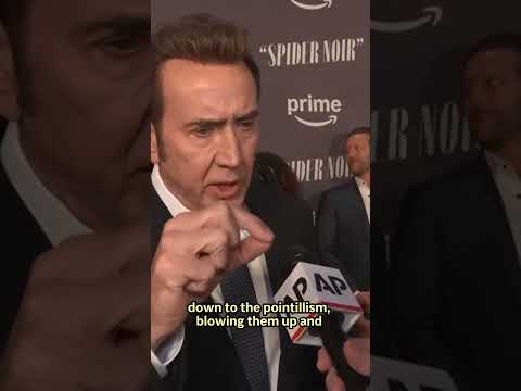 Video Thumbnail: Nicolas Cage goes dark for 'Spider-Noir'