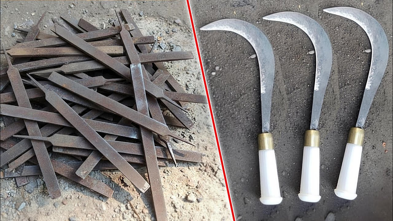 Making A Hasiya From an Old File | How To Make Hasiya | Making A Hasiya | Black mith Hasiya