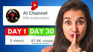 I made a SECRET Faceless YouTube Channel To Prove It's Not LUCK (30 Days)