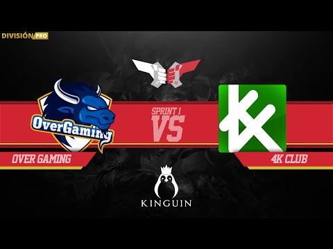 OVER GAMING VS 4K CLUB - SPRINT 1 - DIVISIÓN PRO // WhatYouPlay