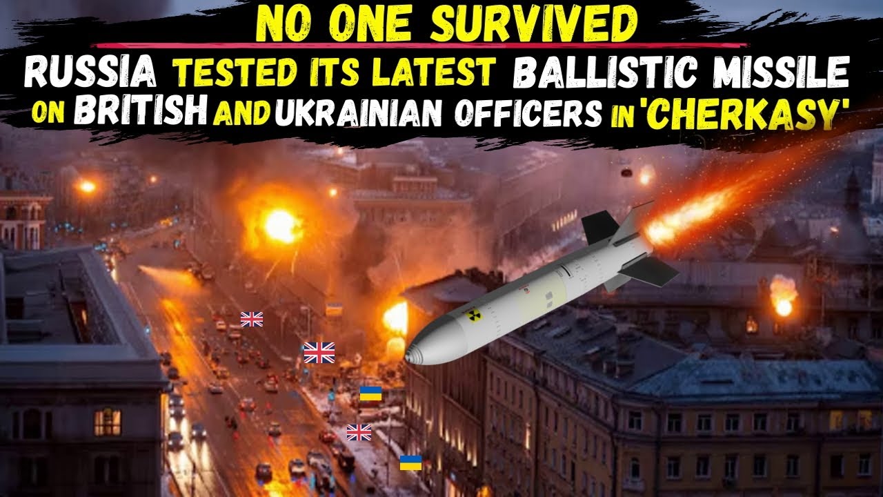RUSSIA wiped out the British Army HQ in CHERKASY, right after UK and Ukraine killed Russian Sailors
