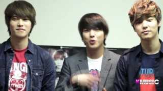 [K-EXCLUSIVE] CN BLUE gives Officially KMusic fans a SHOUT-OUT!