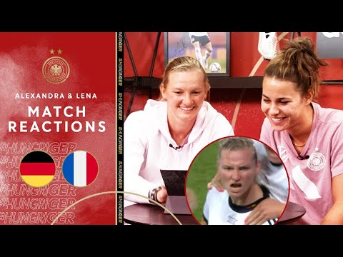 Wir sind im Finale! – Match Reactions 🇩🇪🇫🇷 mit Alexandra Popp & Lena Oberdorf