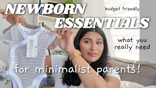 NEWBORN ESSENTIALS | Minimalist First-Time Mom (No Overhyped Products)