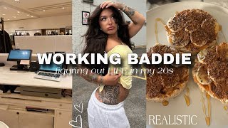 WEEKLY VLOG🌱working a real job while trying to build a better life (REALISTIC) 