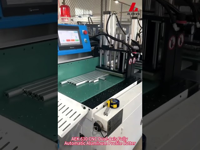 610 CNC Dual Axis Fully Automatic Aluminum Profile Cutting Machine  Video