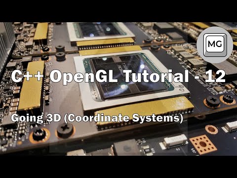 C++ OpenGL Tutorial - 12 - Going 3D (Coordinate Systems)