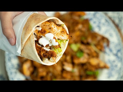 Homemade Chicken Shawarma