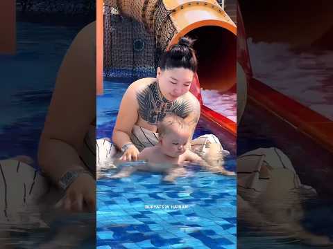 Altana and her child’s in Hainan