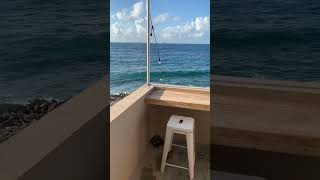 Private beach at Pietermaai, Curacao.