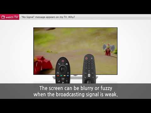 [LG TVs] Troubleshoot No Signal Issues On Your LG Smart TV