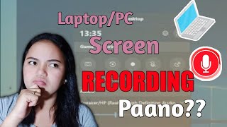 PAANO MAG SCREEN RECORD SA LAPTOP O PC | STEP BY STEP TUTORIAL