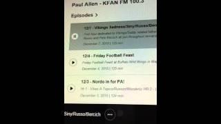 Paul Allen fields a call from a rube named Christopher Forsman 12/7/2015 on KFAN