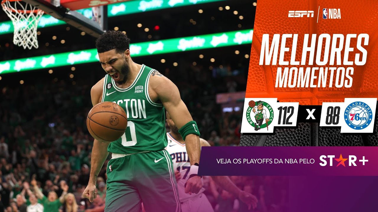 TATUM QUEBRA RECORDE DE STEPHEN CURRY NA NBA, CELTICS AMASSAM 76ERS E VÃO À FINAL DO LESTE