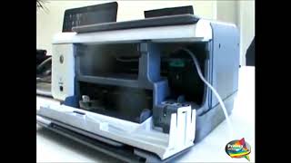 Instalando Bulk Ink na Impressora HP PSC All In One 1510 C3180 C4280 - Fixando as Mangueiras